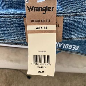 40x32 wrangler jean NWT